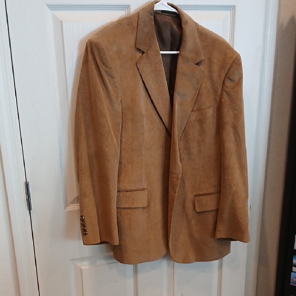George Men's Camel Corduroy Sport Coat